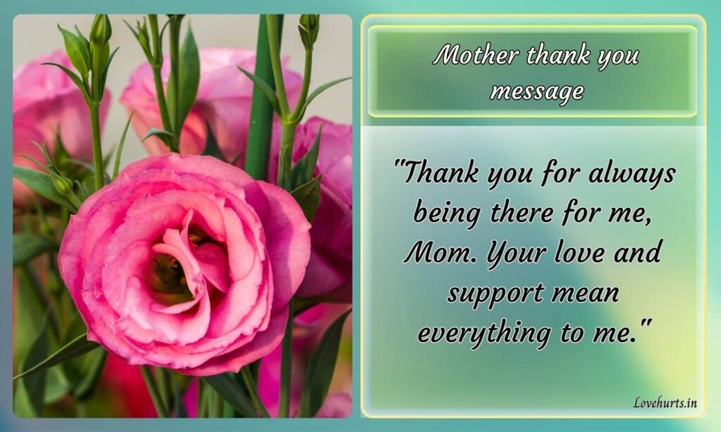 Caregiver thank you messages: