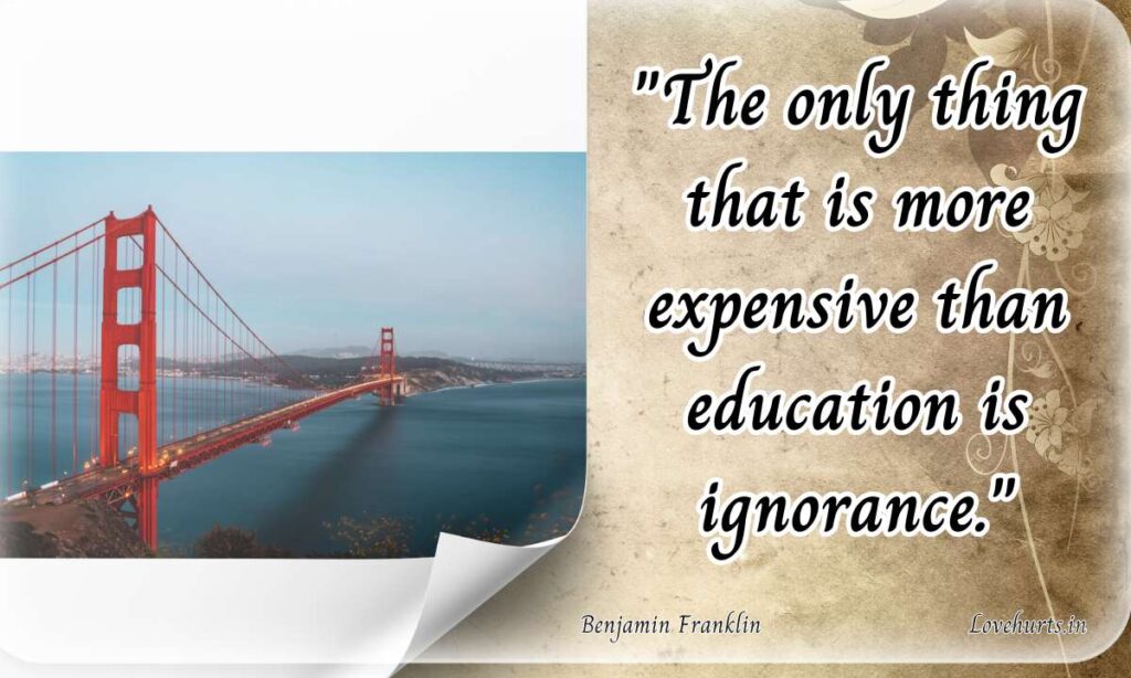 benjamin franklin education quotes,