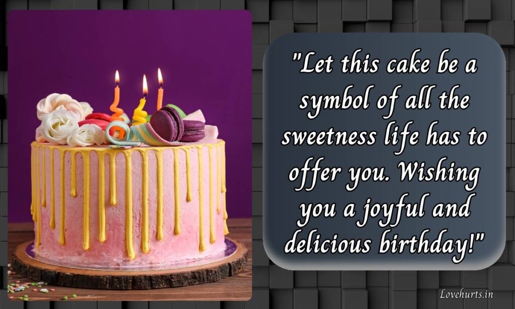 Happy birthday cake images with wishes for girl,